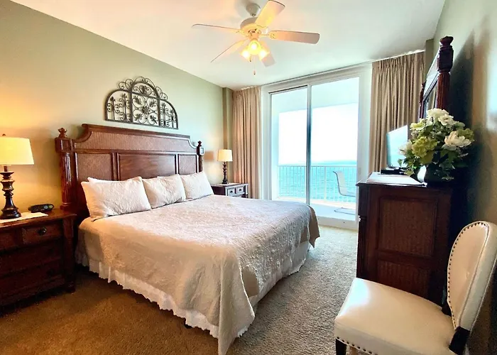 Lighthouse 1405 By Albvr - Floor To Ceiling Sliding Glass Doors - 2br Kid's Bunk Gulf Shores